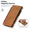 KEYSION Кожаный кошелек-книжка для Samsung Galaxy S25 S26 Ultra 5G S26+ S25 FE Слот для карт Магнитный 360-градусный держатель-кольцо Чехол для телефона