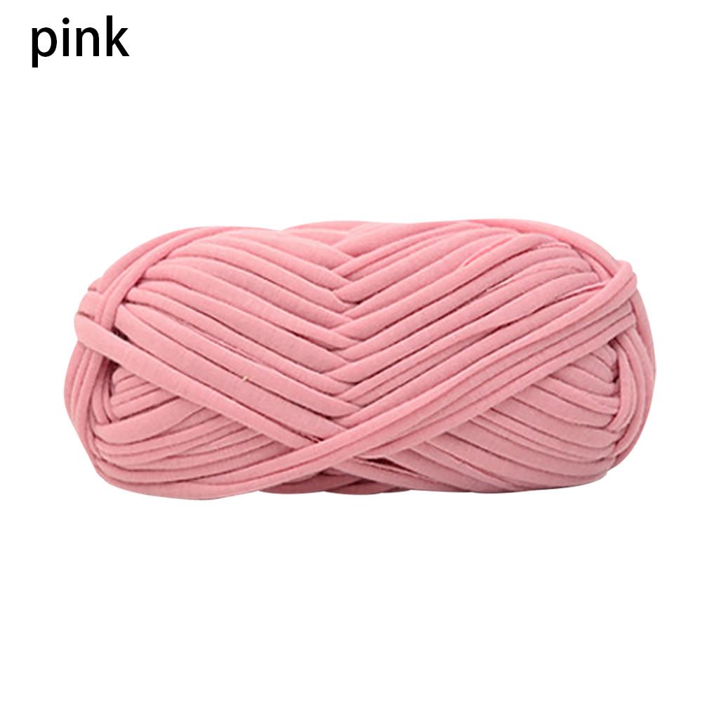 Home DIY crochet thread of Cotton Wool Hand Woven Basket Thick Knitted Blanket