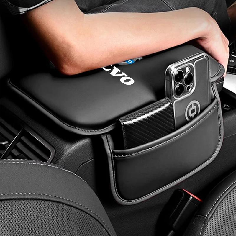 Car Armrest Box Mat Stowing Tidying Cushion Protective Pad For Volvo Rdesign Polestar AWD XC90 V60 S80 S90 V50 S60 XC60 S40 XC40