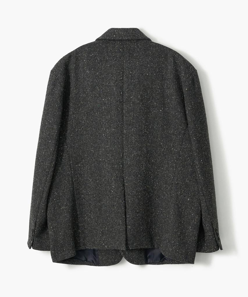 Trip Le Sens [F/W] Two-Flap Pocket 3B Blazer_Nepp Tweed Charcoal