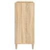 Record Cabinet in Sonoma Oak 33.3 x 15 x 35 inches (84.5 x 38 x 89 cm) engineered wood