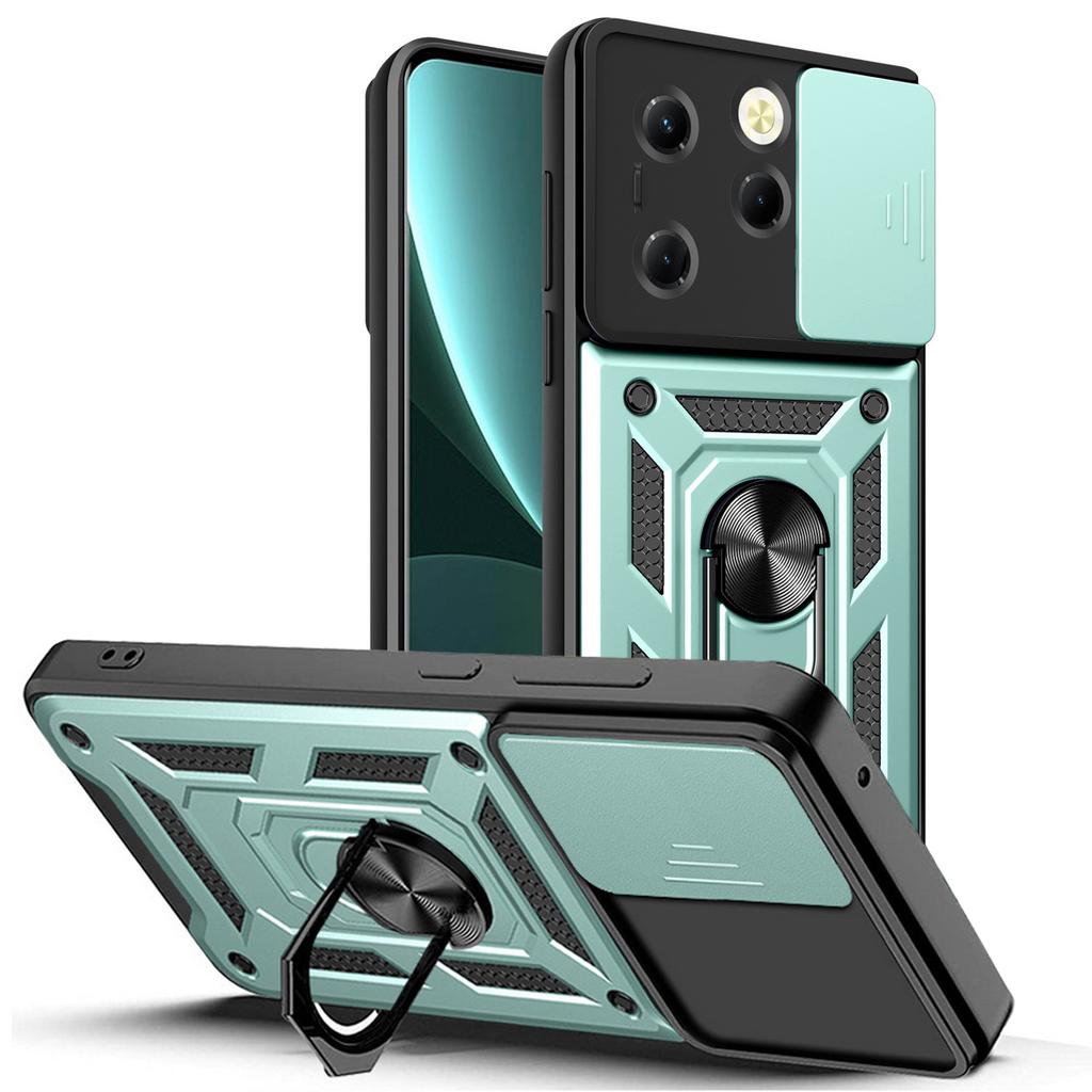 Защитный чехол для камеры Infinix Hot 40 Pro 40i 30 30i Hot 20 Play 12 11S NFC INFINIX Zero 30 5G Armor Hybrid Ring, задняя крышка