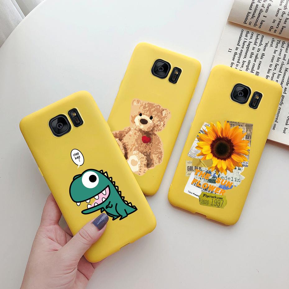 Чехол для samsung galaxy s7 edge s7edge s 7 edge G930 G935F чехол samsung s7 телефон силиконовый милый мягкий защитный задняя крышка чехлы