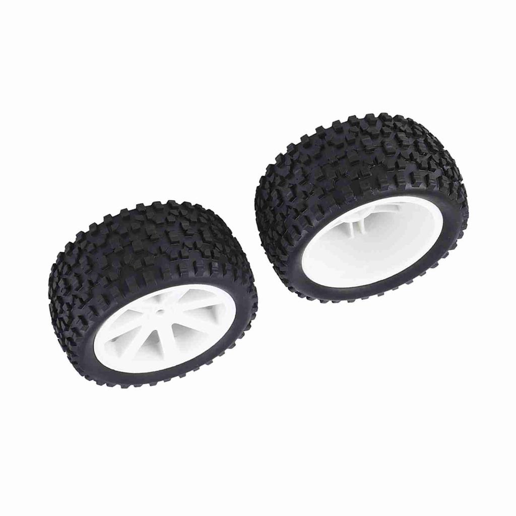 4 шт. 1/10 RC Truck резиновые шины колеса шины для ZD Racing Buggy Crawler Car белые