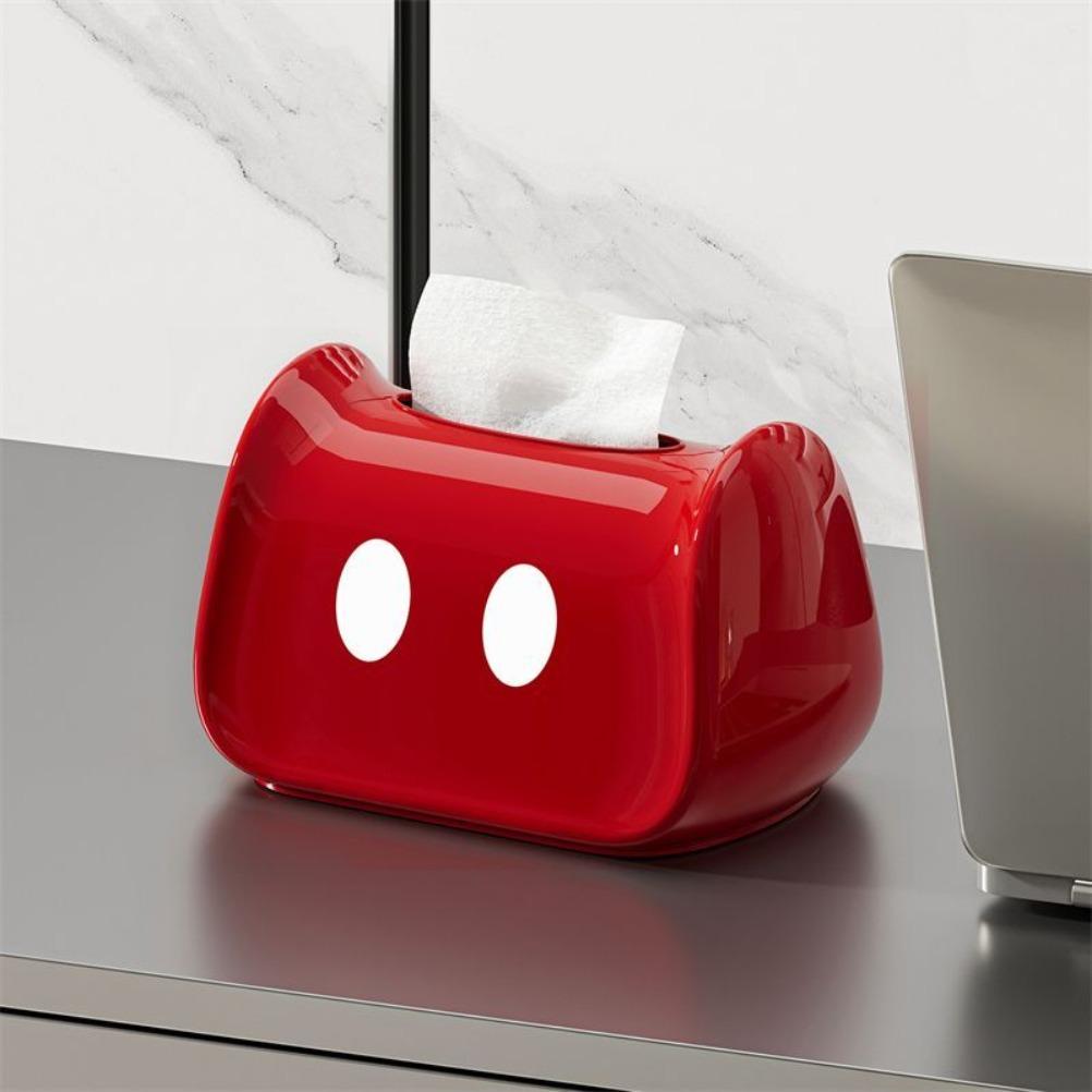 Cream Style Tissue Box Creative and Cute PP Tissue Case Living Room Dining Room Desktop Napkin Holder Desktop Decoration Gift