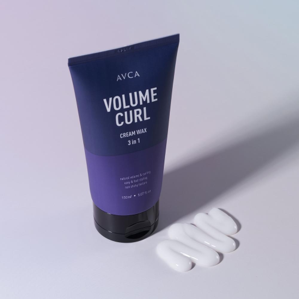 Avca 3 In 1 Volume   Curl Cream Wax 150ml