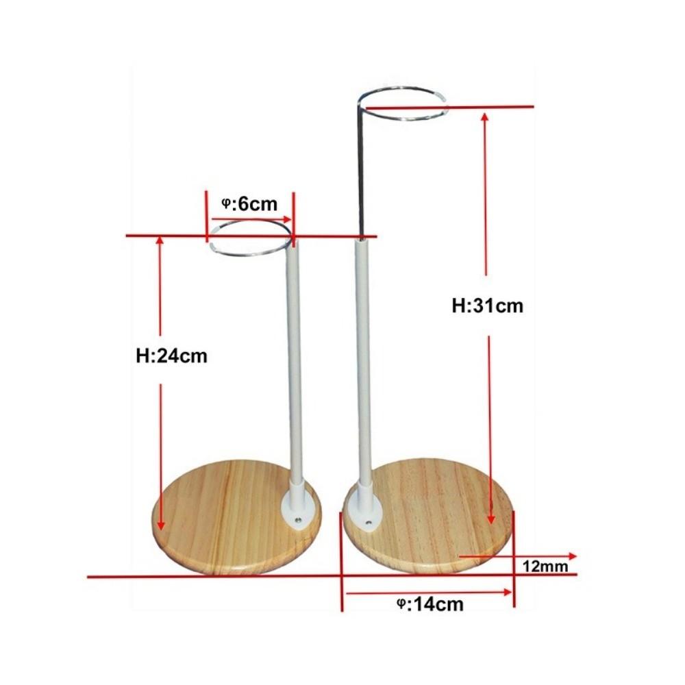 Wooden Base Doll Stands Adjustable Action Figure Stand New Doll Display Holder  Organizer Bracket