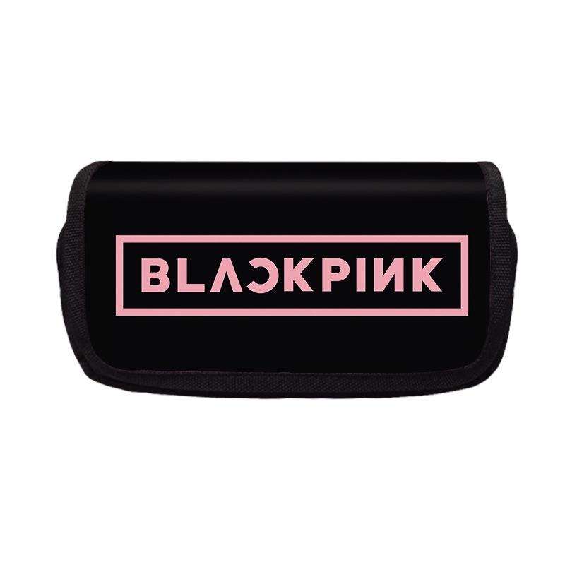 Стильная двойная сумка-пенал Blackpink большой вместимости, подарок для ребенка, студента