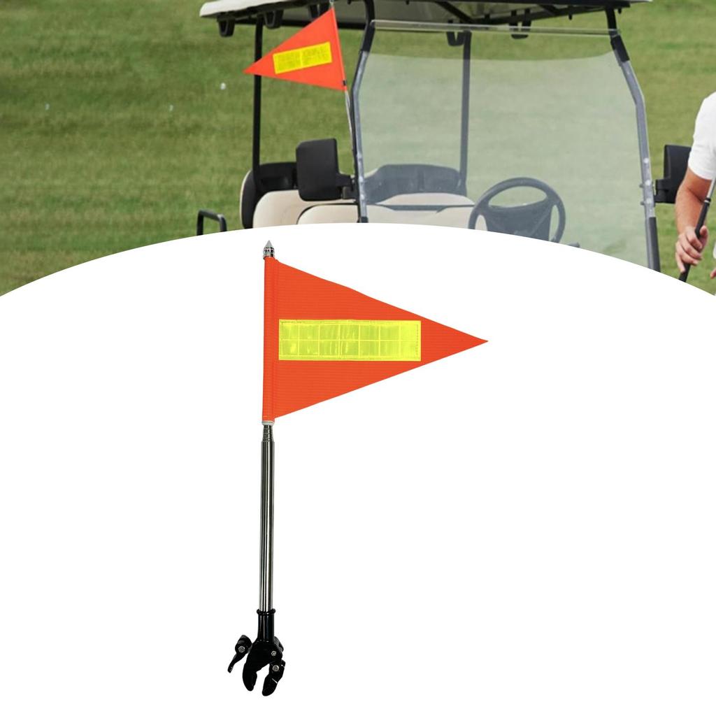 Flag with Pole, for Golf Carts, Adults And