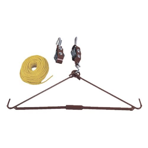 Tourbon Big Game Hoist for Hunting, Hanging and Butchering Game, Pulley & Hanger, Gambrel Deer Tool