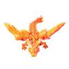 Mysterious Dragon, 3D Printed Dragon, Fully Articulated Flexible Dragon, 3D Printed Gift Toy