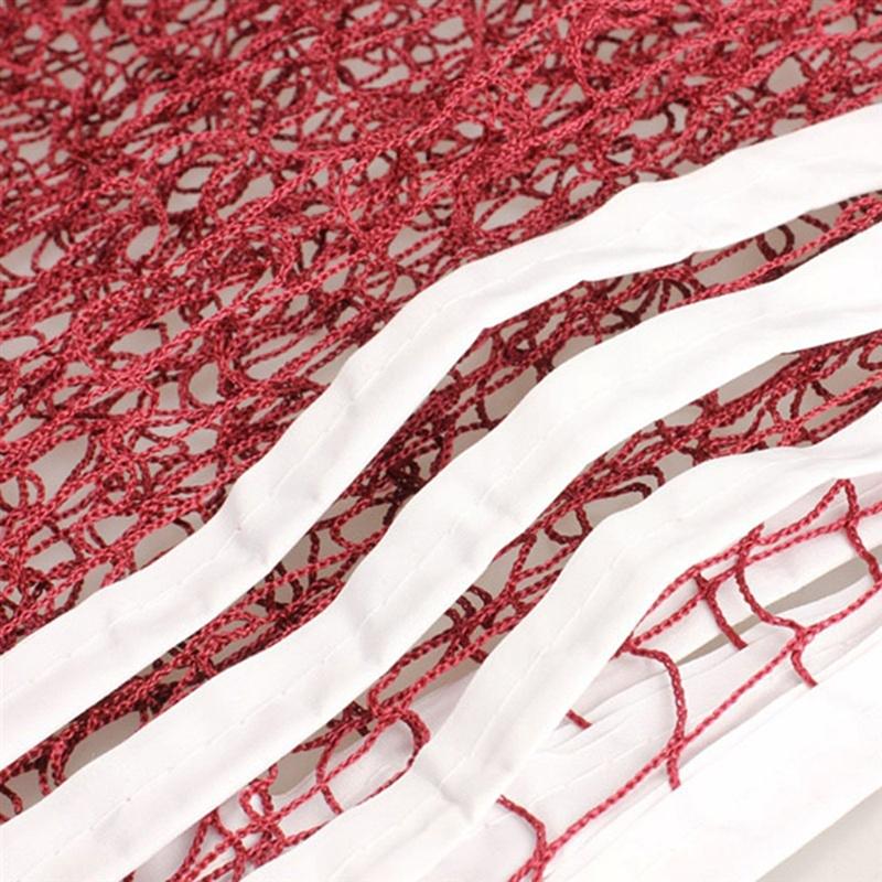 Professional Training Mesh Standard Badminton Net Sports Net For Outdoor Badminton Tennis Volleyball Net Replacement 6.1*0.76M