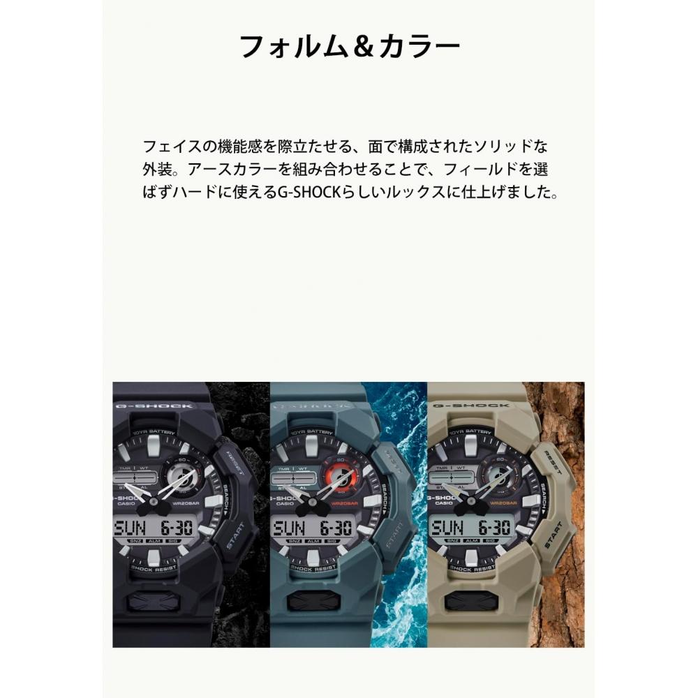 G-SHOCK [Casio] Часы Long Life Biomass Plastic GA-010-1AJF мужские черные