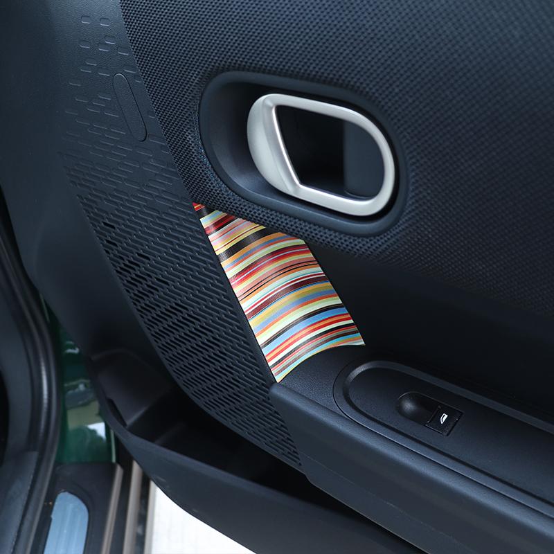 Car Interior Door Handle Knob Leather Sticker Protection For Mini Cooper F66 F67 For Mini Cooper Car Decoration Accessories