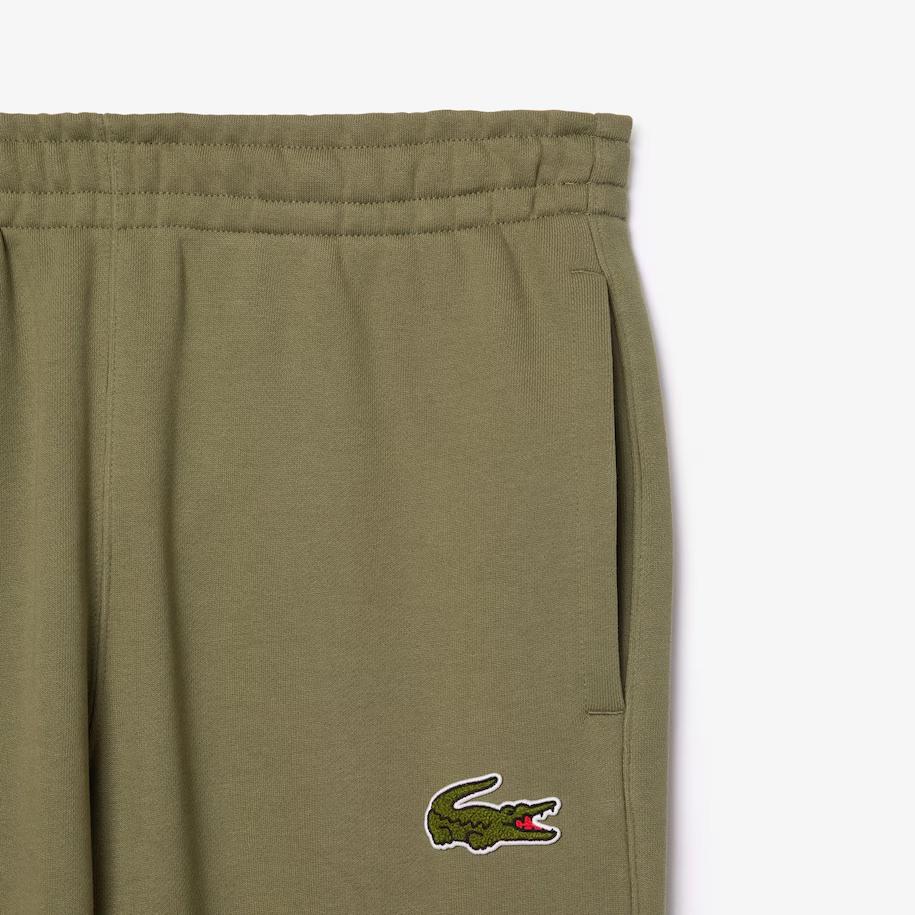 LACOSTE Knitted Sweatpants Unisex Khaki Green XH2750-BMY