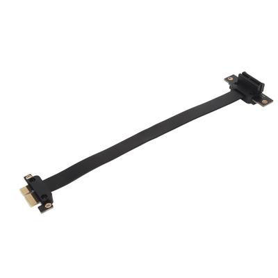 Удлинительный кабель PCIE 3.0 1X под углом 90 градусов, райзер-карта PCIE, ленточный удлинитель, полноскоростной удлинительный кабель 10 см