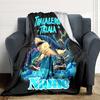 Custom Name "Shark Power: Tralalero Triala" blanket for Couch & Bed, Plush Cozy Fuzzy Blanket Super Soft & Warm Blankets for Fall and Winter. 0908123