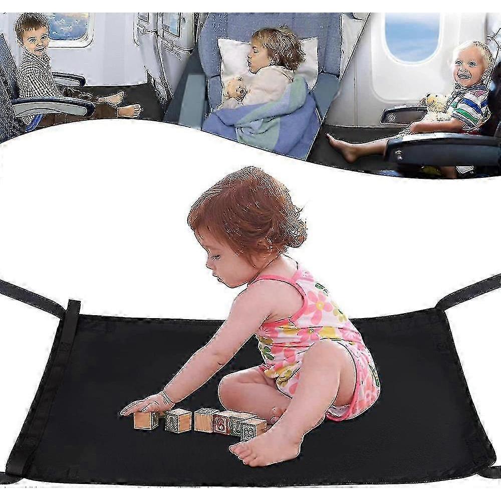 Portable Children's Aircraft Bed with Footrest - Basic Travel Supplies for Kids' Comfort During Flights & Road Trips