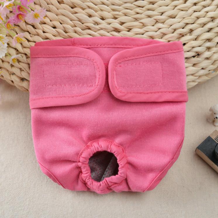 Polyester Pet Diaper For Dogs With Velcro Closure For Small Medium Large Breeds