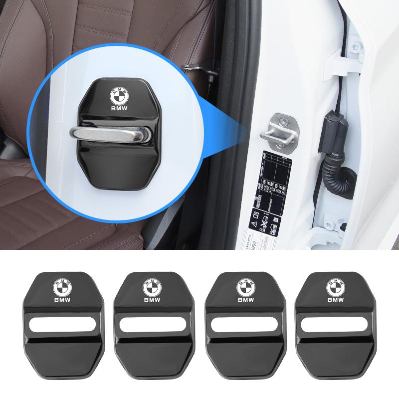 4PCS Car Door Lock Cover For BMW E46 E60 E90 E39 E87 E36 E92 E70 E91 X3 X5 X1 X2 X4 X6 X7 E28 E30 E34 E53 E61 E62 E93 Alpina AV3
