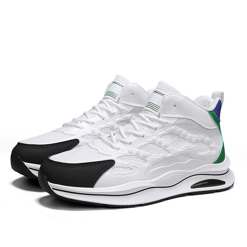 Men'S Breathable Mesh Shoes Summer Out Casual Running Shoes Soft Bottom Comfort Light Fashion Shoes Thick Sole Sneakers