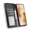 For vivo X200s 5G Leather Case Wallet Stand Retro Texture Phone Cover
