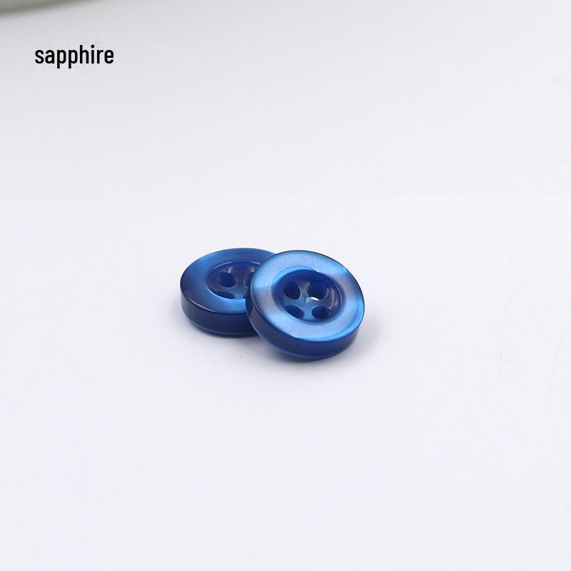 Перламутровые однотонные пуговицы с четырьмя отверстиями для манжет и воротников рубашек