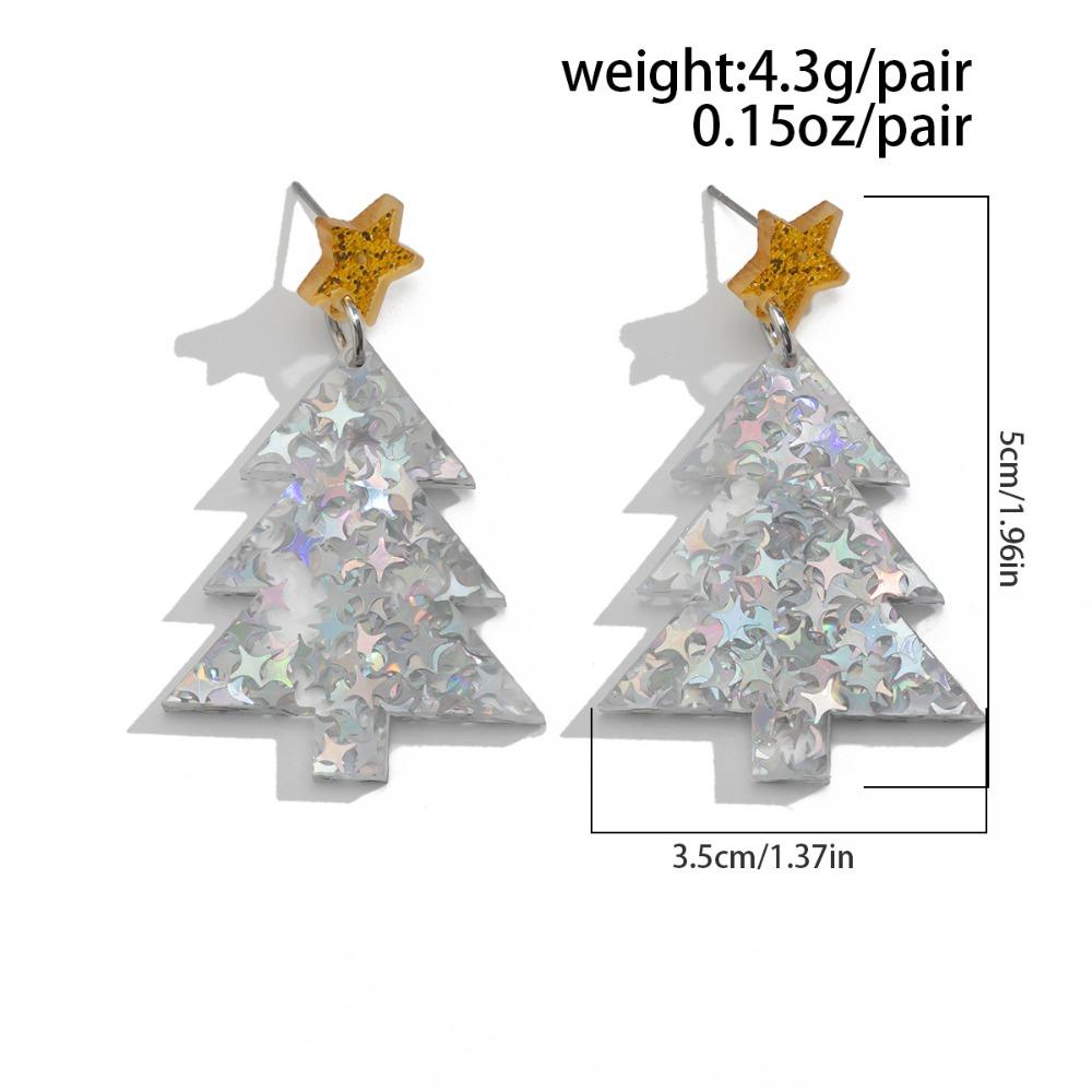 Dangle Merry Christmas Earrings Bohemian Xmas Earrings Studs New Year