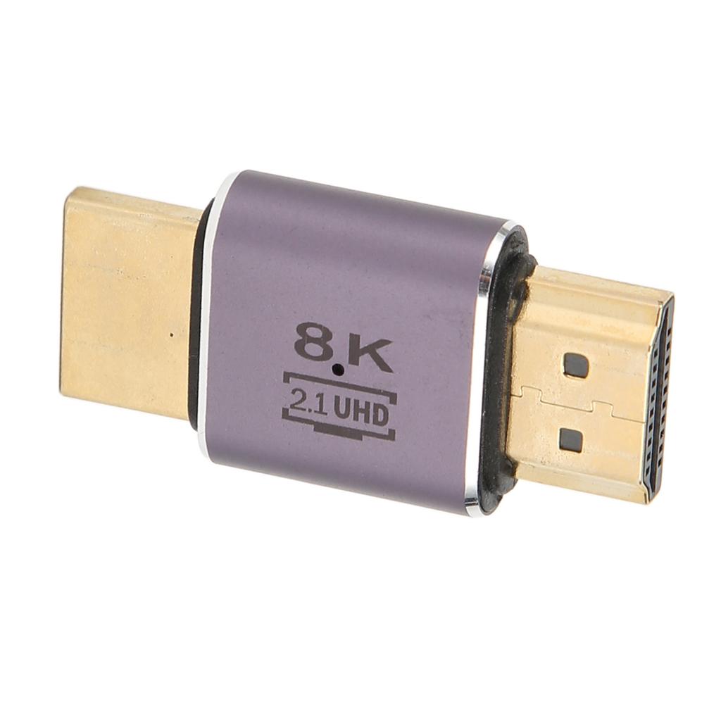 8K HD Multimedia Interface Coupler 48Gbps Male To Male 2.1 HD Multimedia Interface Adapter with
