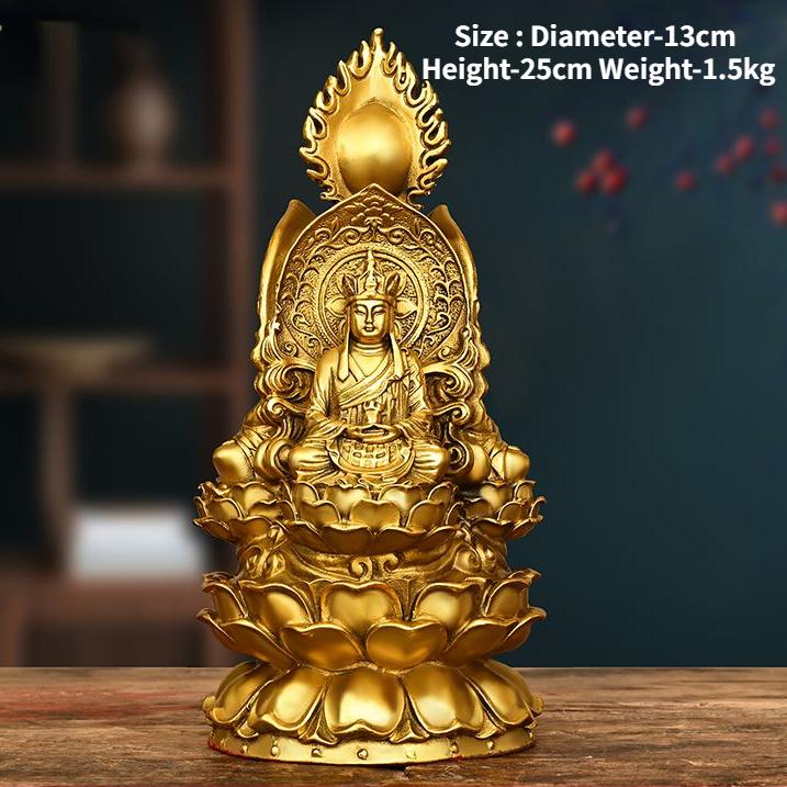 Латунная бронзовая статуя бабушки трех святых, украшение для гостиной, родовой зал, поклонение Шакьямуни, украшения Дизан Кинг