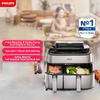 Philips Серия 5000 Двухкамерная 3л+6л 2-в-1 Пароварка и Аэрофритюрница 220В 2200Вт Стандартная 3-контактная вилка