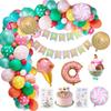 Candyland Birthday Decorations for Girls - Sweet Donut Balloons and Banners - 71 Pieces