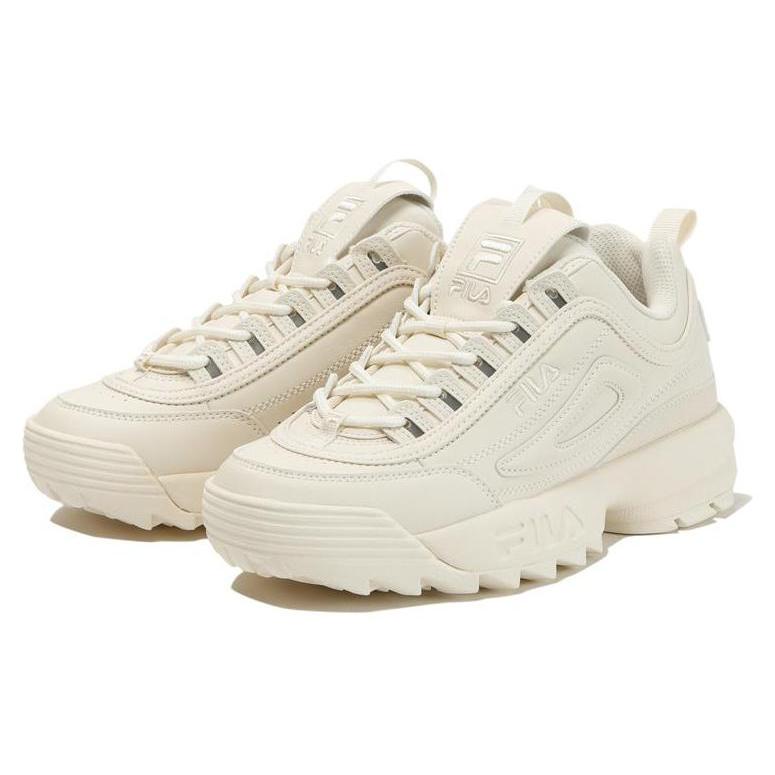 Fila Кроссовки Disruptor 2 с амортизацией, износостойкие, низкие, повседневные, унисекс, бежевые, USS23029-100