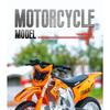1/10 Kawasaki KX450 Alloy Sports Motorcycle Model Diecast Metal Street Crosscountry Racing Motorcycle Model High Simulation Kids Toy Gift