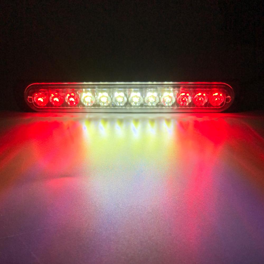 12 LED Strobe Warning Light Police Lights Tail Lamp Led Side Light 18 Flashing Modes for Car Truck Light 12V 24V White Yellow
