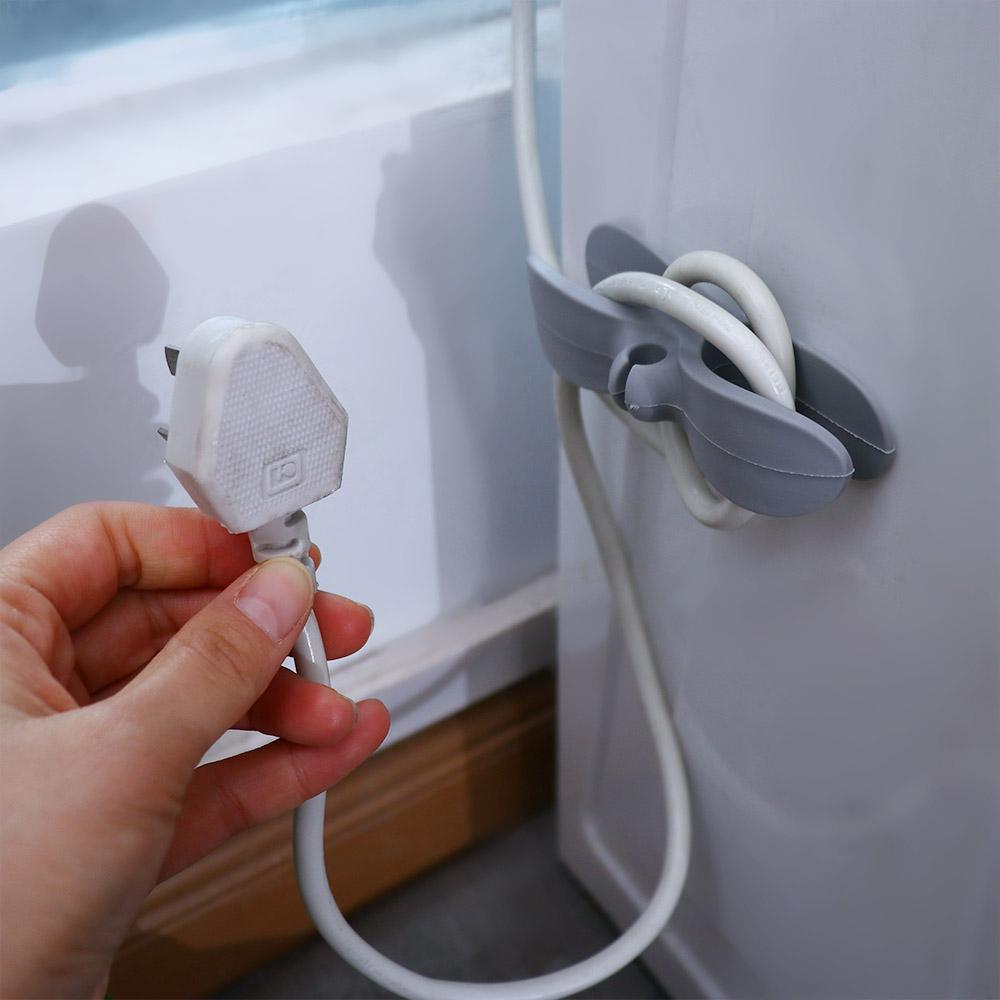 Kitchen Appliance For Air Fryer Coffee Machine Smart Cable Winder Wire Fixer Cord Wrapper Clip