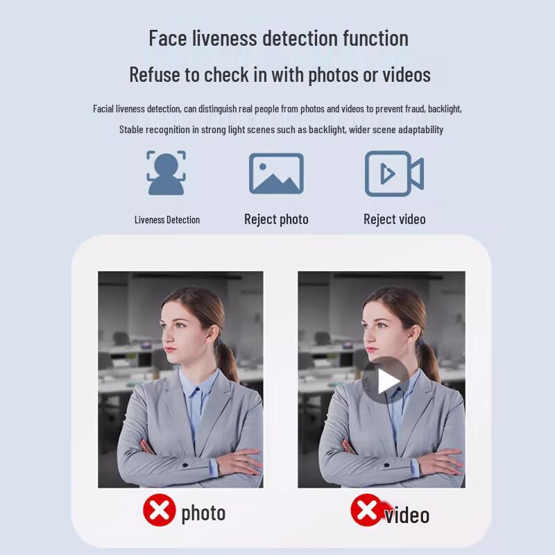 Dahua 7-inch Touchscreen Face Recognition Access Control Terminal CN plug (adapter included)