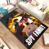 Япония Аниме SPY×FAMILY Мультфильм Коврик Большой, Коврик для гостиной Спальня Диван Коврик Украшение, детский нескользящий напольный коврик