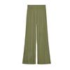 Spring and Summer Women's Clothing Elastic Waist High Waist Wide Leg Casual Pants 8741020 8372349 9929149
