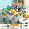 Совместимые развивающие игрушки 3-6 лет Douyin Kuaishou Детский стол для конструирования Крупные детали Многофункциональный Большой