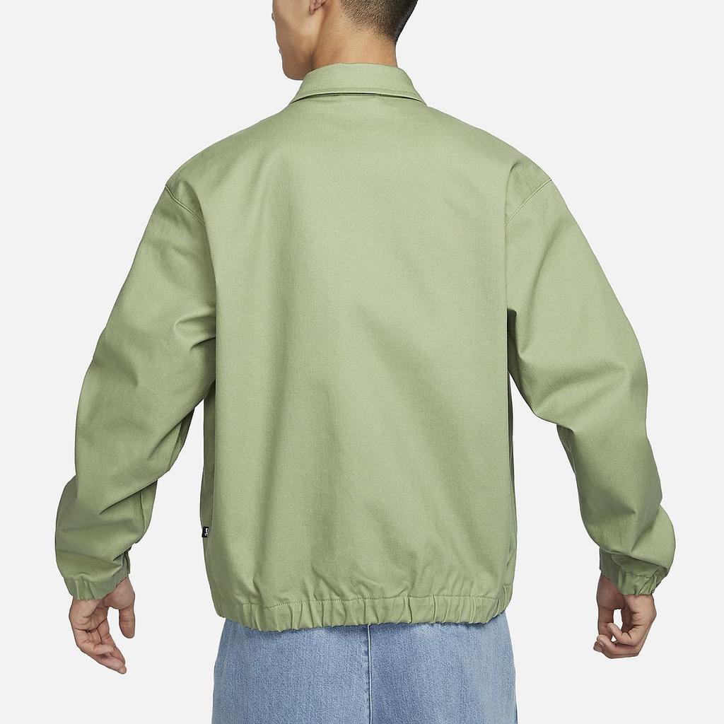 Nike Sb однотонная спортивная куртка с воротником-молнией, унисекс, куртка масляно-зеленого цвета FQ0407-386