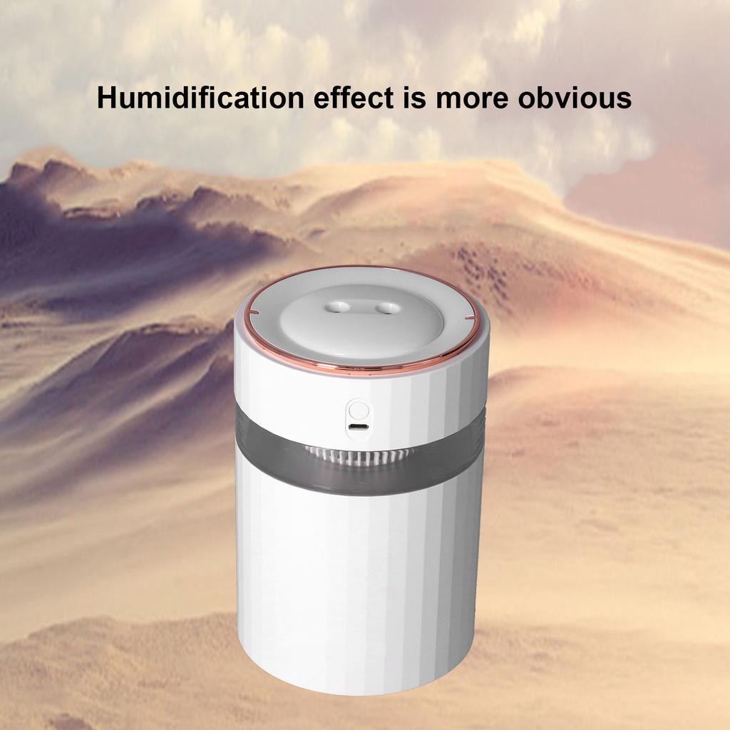 Humidifier Large Capacity Portable 900ml   Double Spray Design Desktop Humidifier