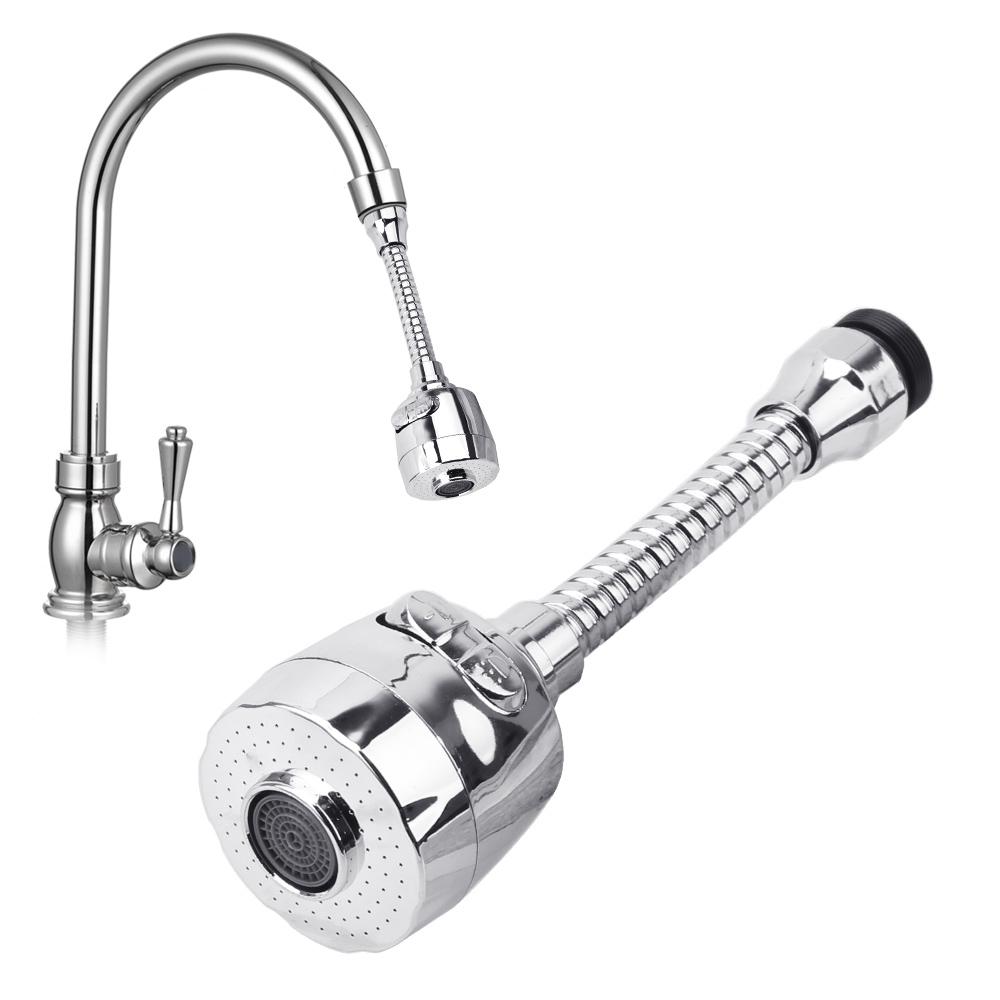 Filter ABS Plastic Water Saving 360 Degree Aerator Kitchen Faucet Extender Faucet Nozzle Swivel Tap