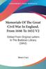 Книга Memorials Of The Great Civil War In England From 1646 To 1652 Edited From Origi by UNKNOWN - Paperback