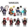 WM6105 Аниме Серия Ниндзя Набор Развивающих Строительных Блоков для Мальчиков