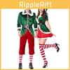 Vibrant Xmas Party Fancy Dress With Soft Touch Velvet Santa's Helper Costume