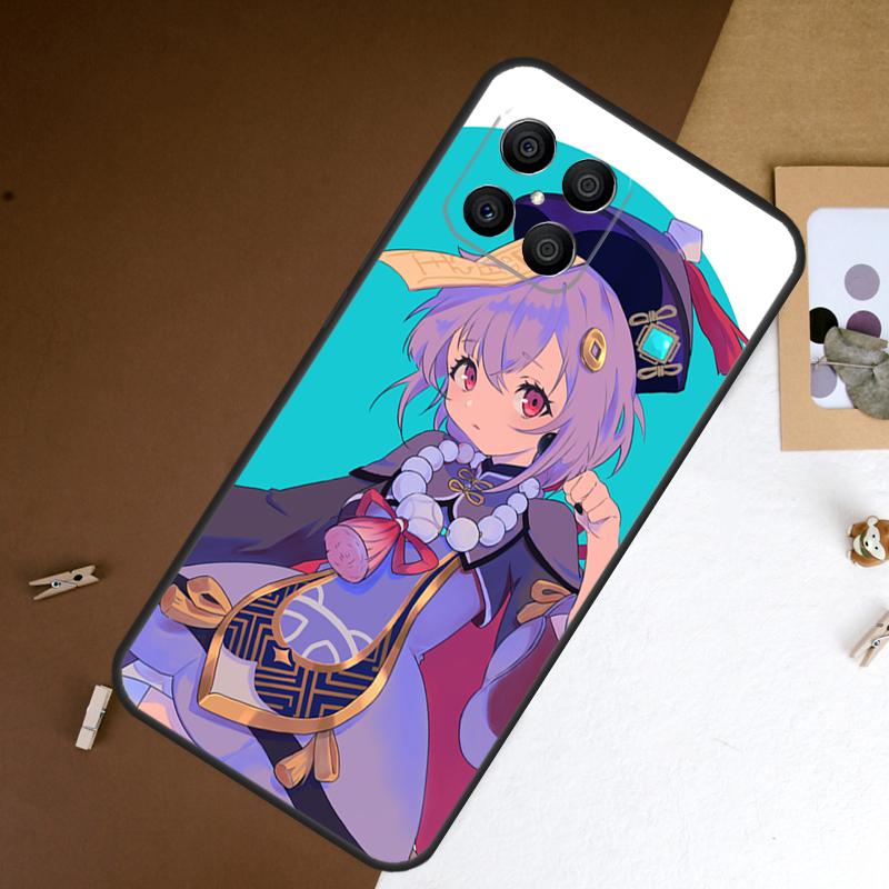 Qiqi Klee Genshin Impact Case For Honor 200 Pro 400 50 70 90 X9a X9b X9c X9d X8b X8c Win Magic 7 Lite 5 6 8 Pro Cover