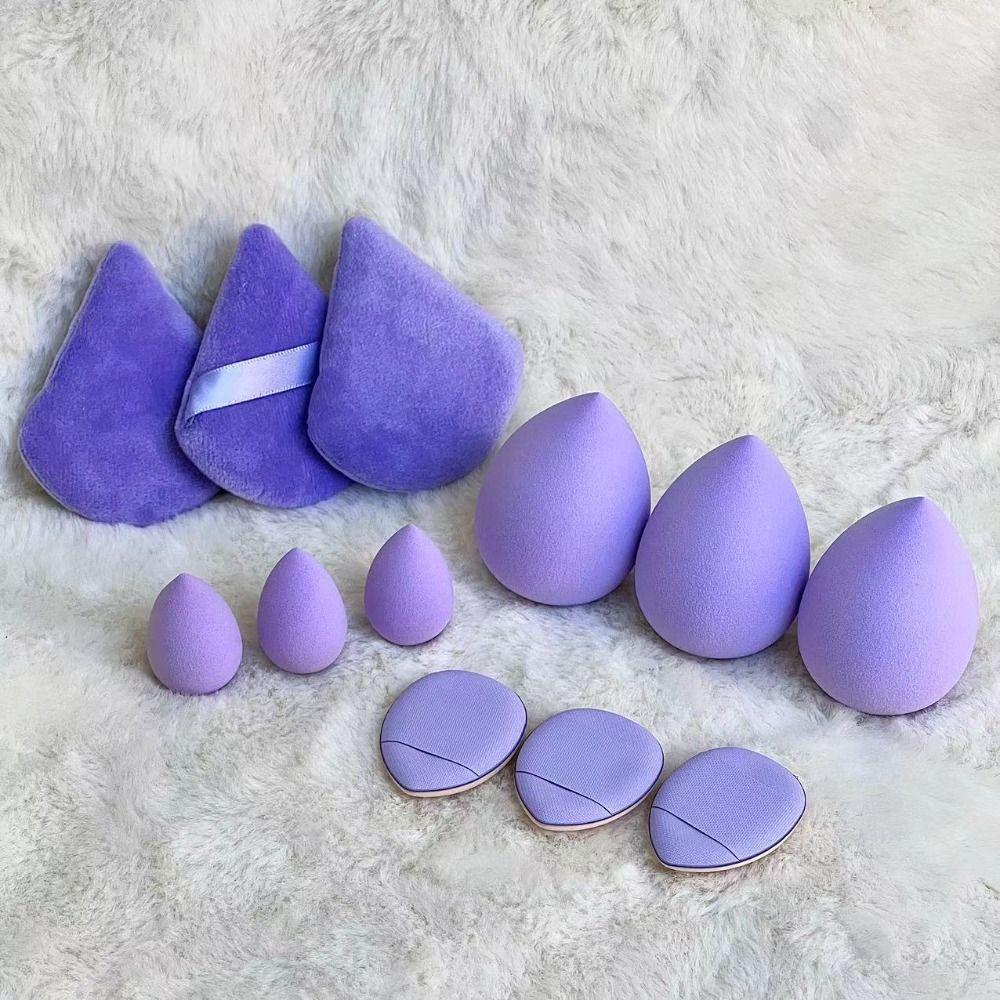12Pcs Soft Sponges Powder Puff Washable Makeup Powder Puff New Makeup Blender  Women