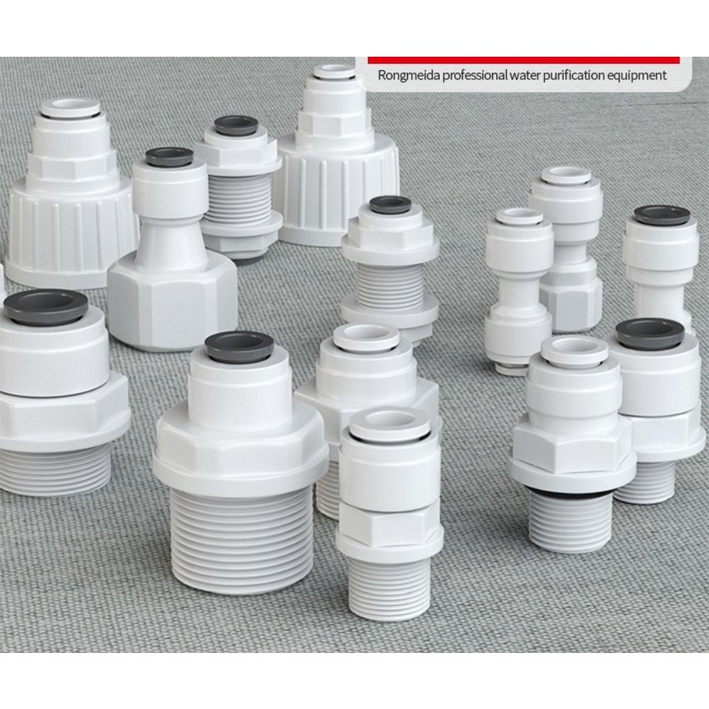 1/8" 1/4" 3/8" 1/2" 5/8" 3/4" BSP Прямой соединитель POM с наружной/внутренней резьбой, пищевого качества, для очистителя воды, системы обратного осмоса RO