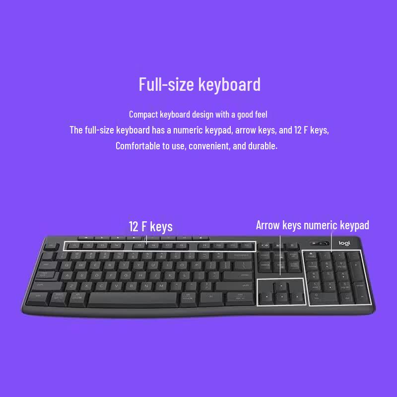 Logitech Беспроводной комплект клавиатуры и мыши MK370